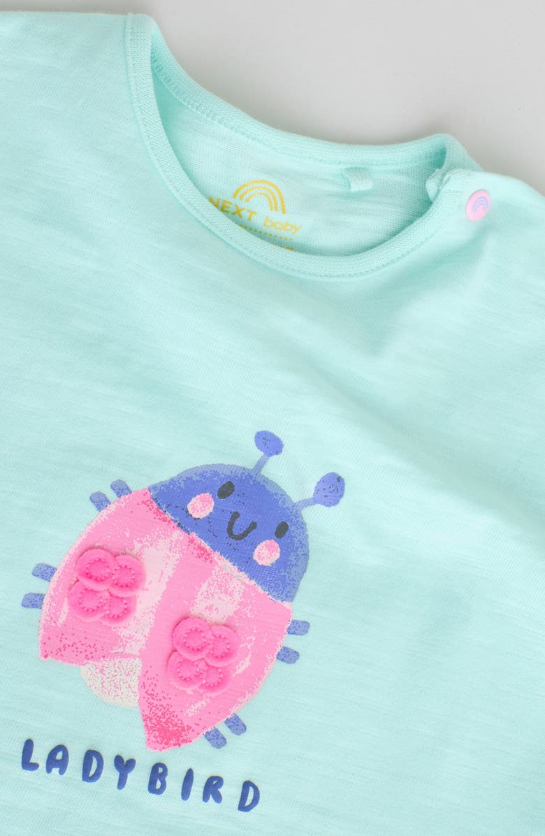 NEXT Kids' 6-Pack Assorted Graphic T-Shirts & Shorts Sets, Alternate, color, Green Multi