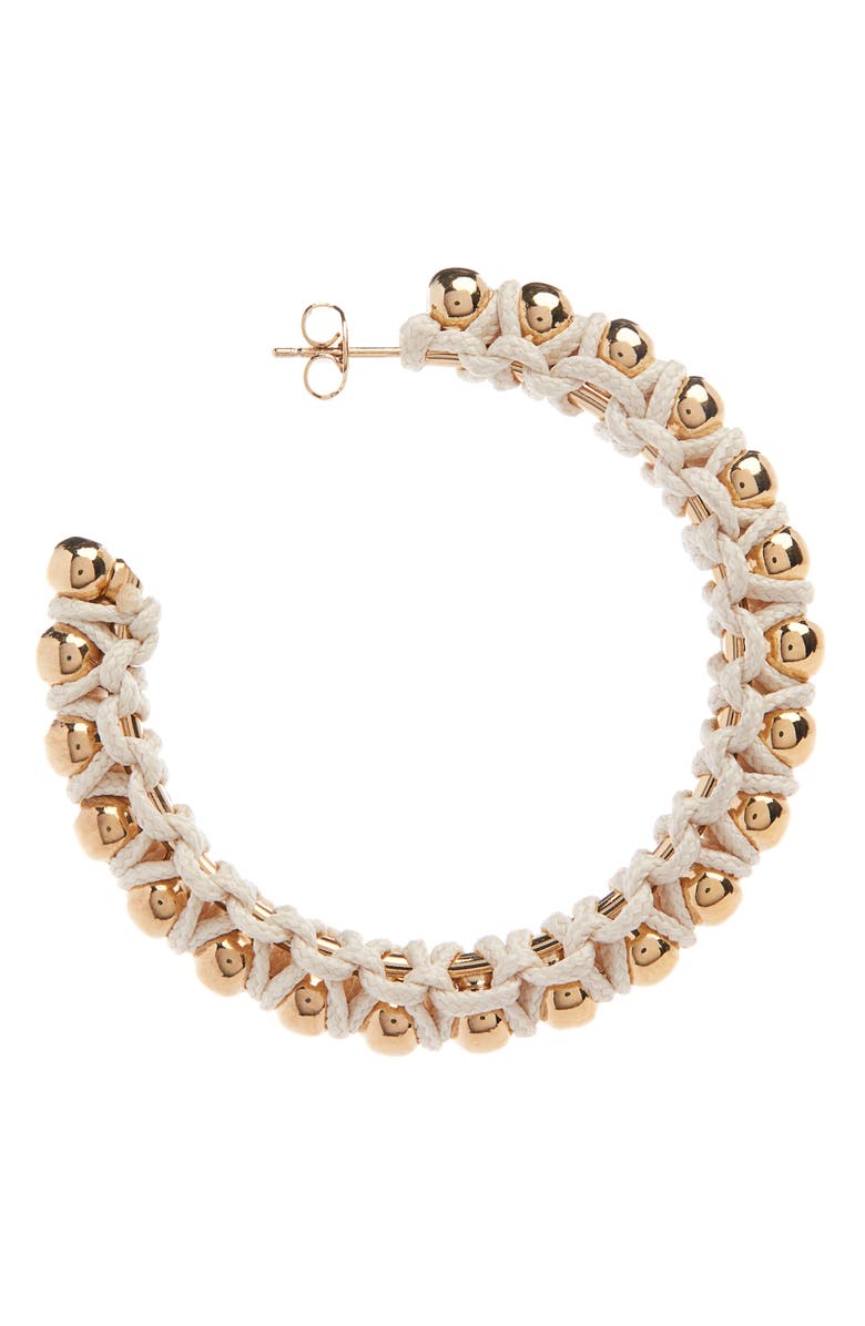 Isabel Marant Bonni Beaded Hoop Earrings, Alternate, color,