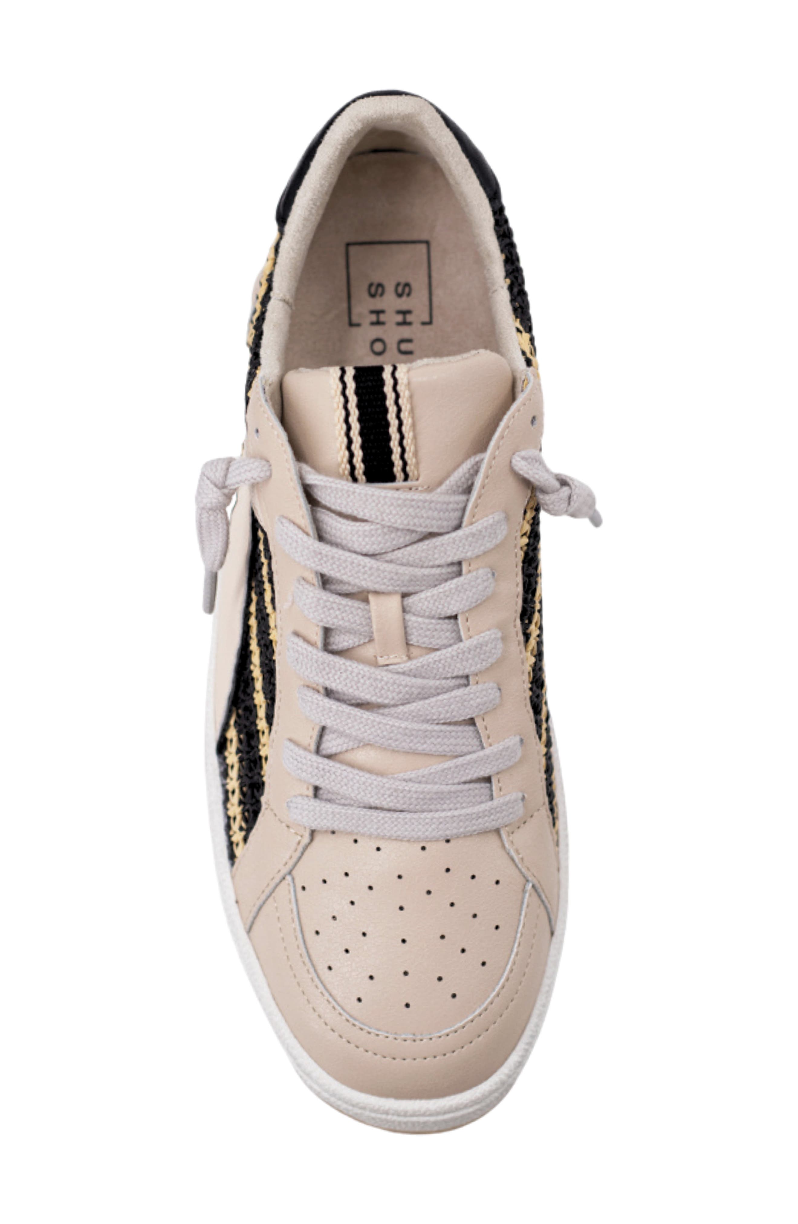 Salma Sneaker, Alternate, color, BLACK WOVEN