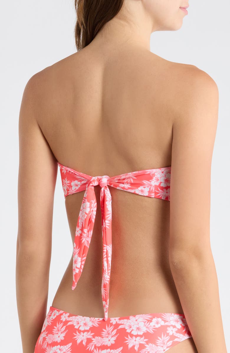 Kulani Kinis Strapless O-Ring Bikini Top, Alternate, color, Island Punch