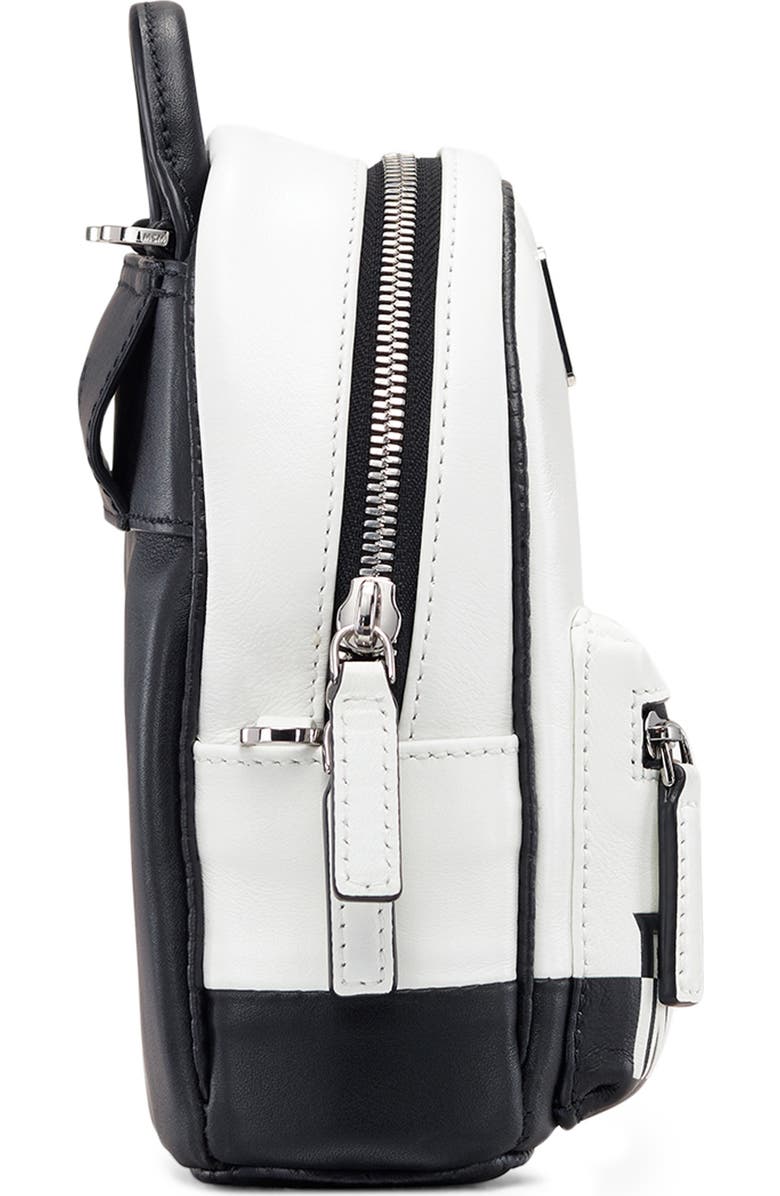 MCM Mini Contrast Logo Leather Crossbody Bag, Alternate, color,