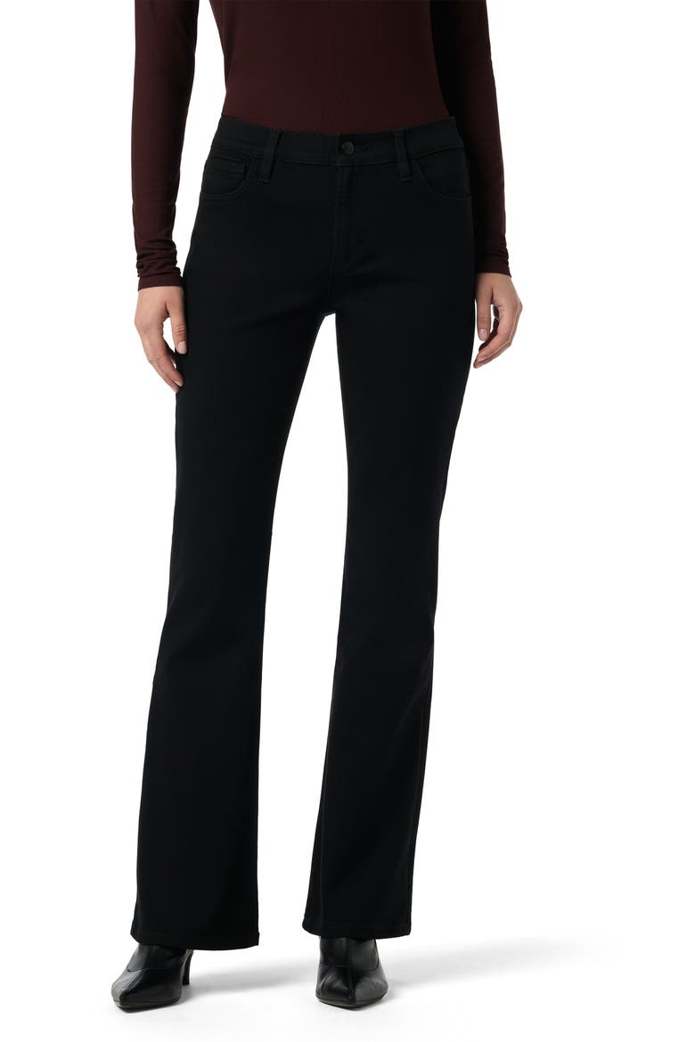 Mid Rise Bootcut Jeans, Main, color, BLACK RINSE