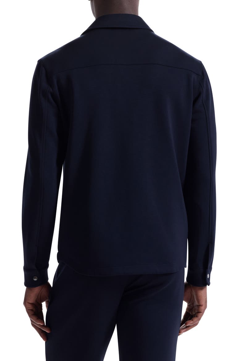 Soft Touch Snap-Up Shirt, Alternate, color, NAVY