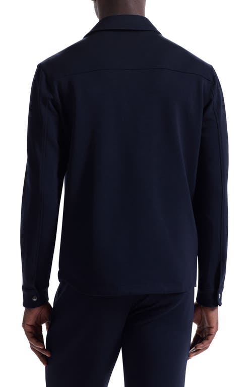 Bugatchi Soft Touch Snap-up Shirt In Blue