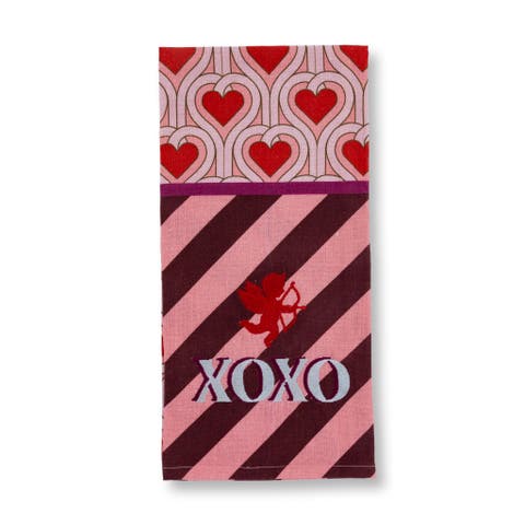Hugs 
Kisses Dish Towel