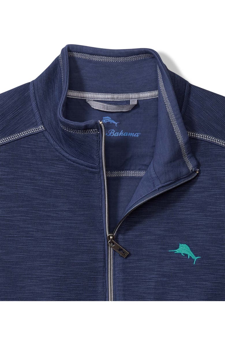 Tommy Bahama Tobago Bay Knit Cotton & Lyocell Jacket, Alternate, color, Island Navy