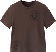 MANGO Embroidered Cotton T-Shirt