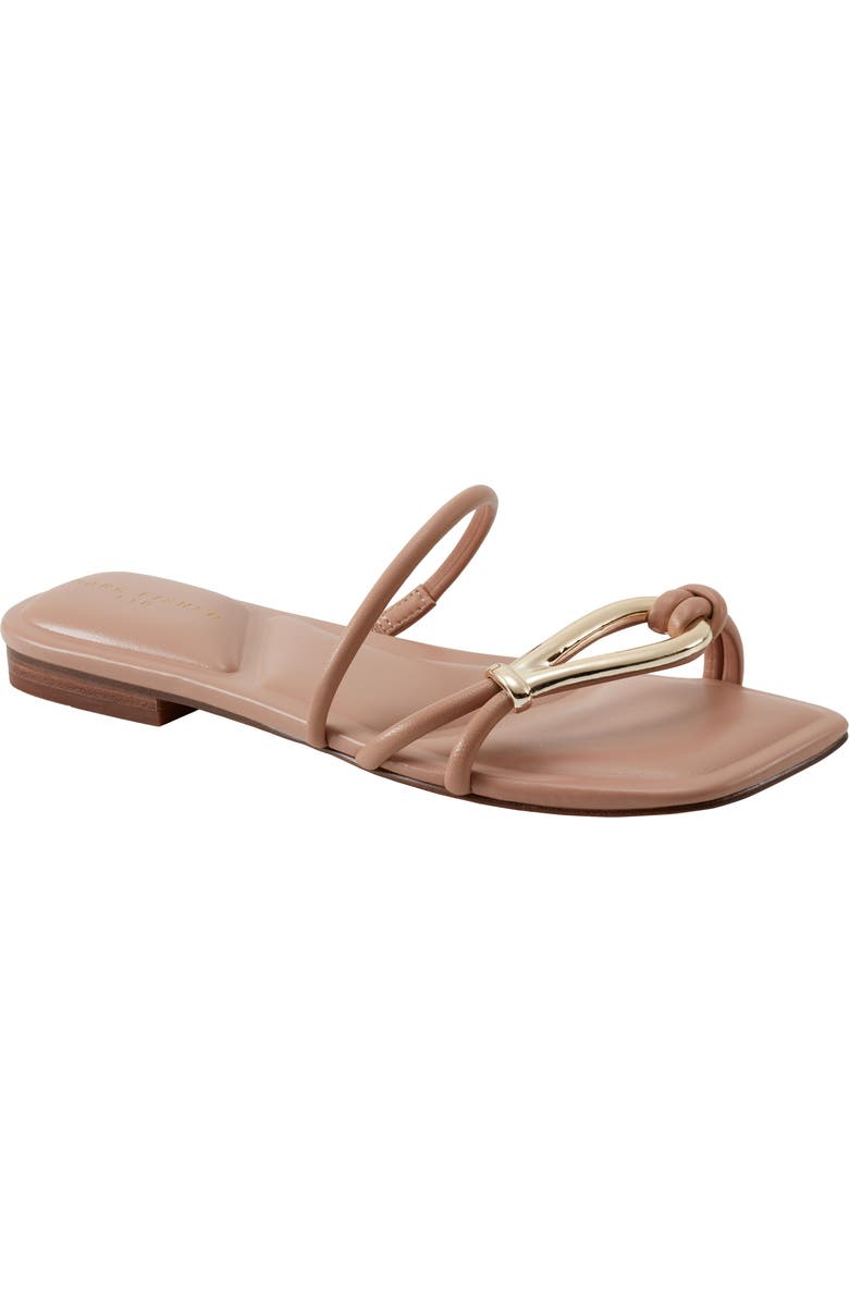 Marc Fisher LTD Mazza Slide Sandal, Main, color, Medium Natural