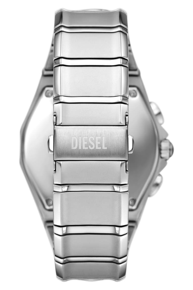D-Curve Chronograph Stainless Steel Watch, Alternate, color, SILVER