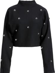 MANGO Inoxidab Studded Sweater