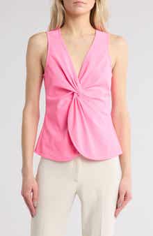 Cinq à Sept Kenna Twist Sleeveless Top