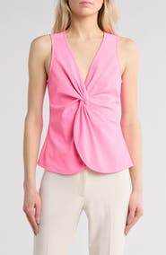 Cinq à Sept Kenna Twist Sleeveless Top