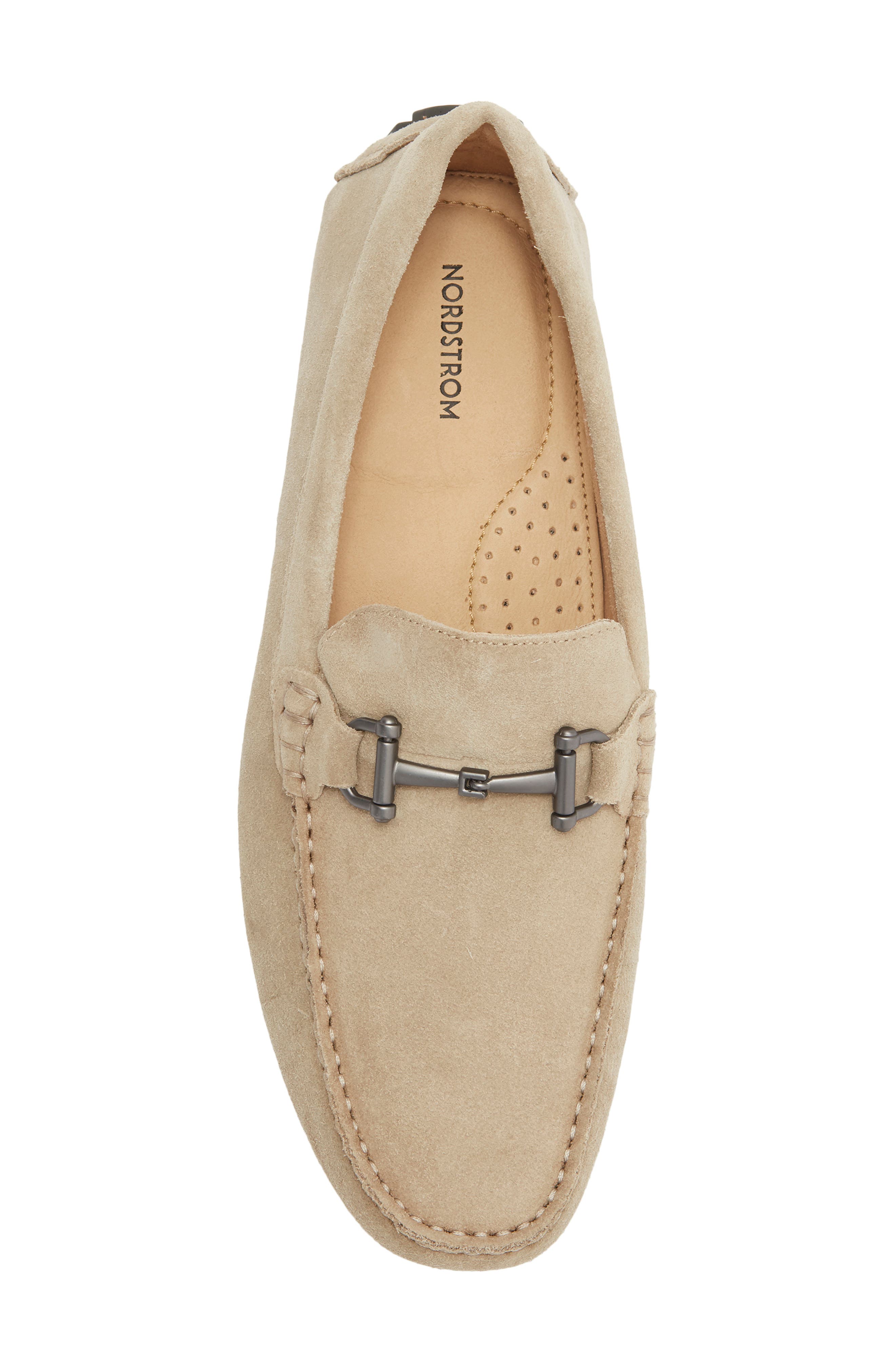 Bryce Bit Driving Shoe, Alternate, color, BEIGE SAND
