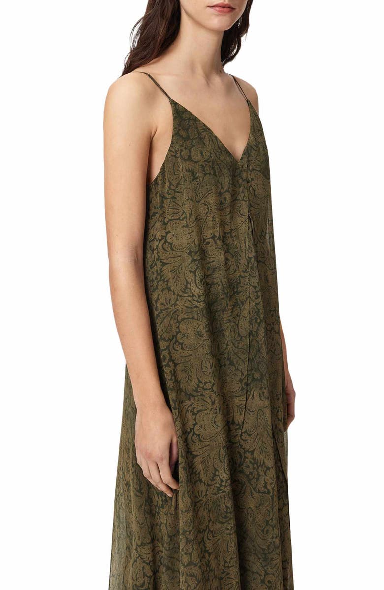 AllSaints Vanda Slipdress, Alternate, color, 
