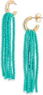 Leith Beaded Fringe Drop Earrings