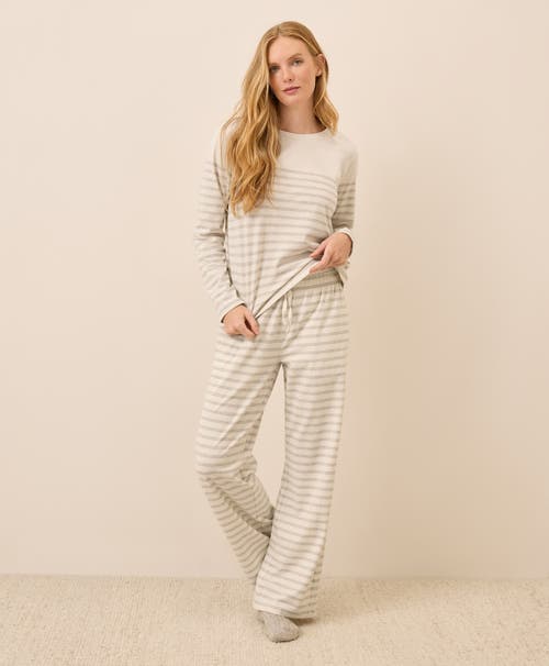 Pact Organic Cotton Cool Stretch Relaxed Sleep Shirt In White