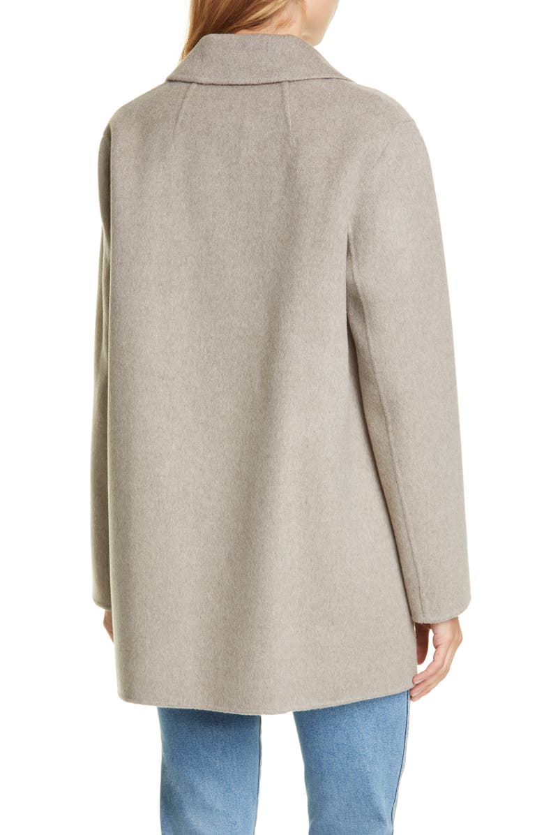Theory Wool & Cashmere Overlay Coat, Alternate, color, 