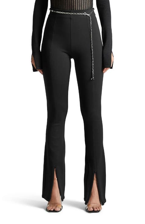Fit and Flare Leggings with Chain