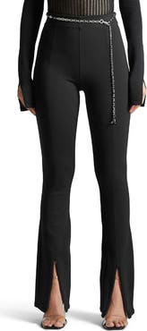 Manière De Voir Fit and Flare Leggings with Chain