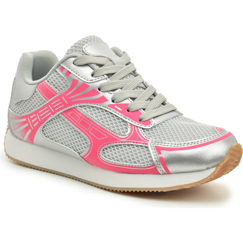 NICOLE MILLER NICOLE MILLER METALLIC MESH SNEAKER
