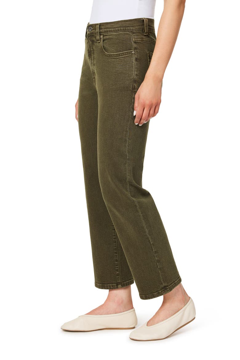 High Rise Slim Straight Crop Jean, Alternate, color, BEECH