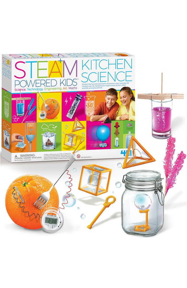 4M STEAM Powered Kidz, Kitchen Science, DIY 30+ Home Experiments, 5+, Alternate, color, 