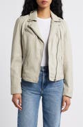 MAURITIUS Sofia Lambskin Moto Jacket