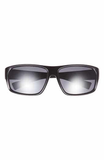 Hurley 64mm Mod Wrap Polarized Sunglasses