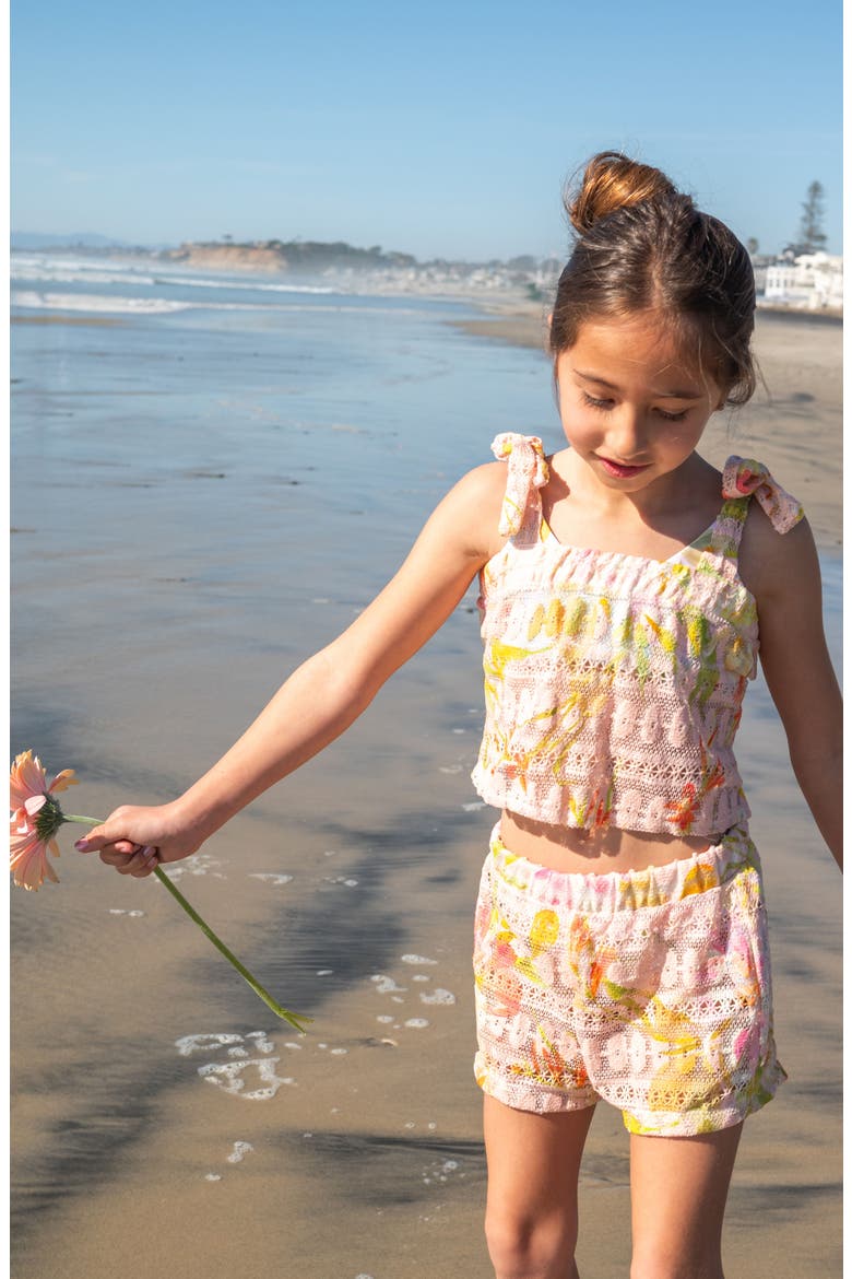 Kids' Lainey Lace Two-Piece Swimsuit, Alternate, color, PETAL PINK