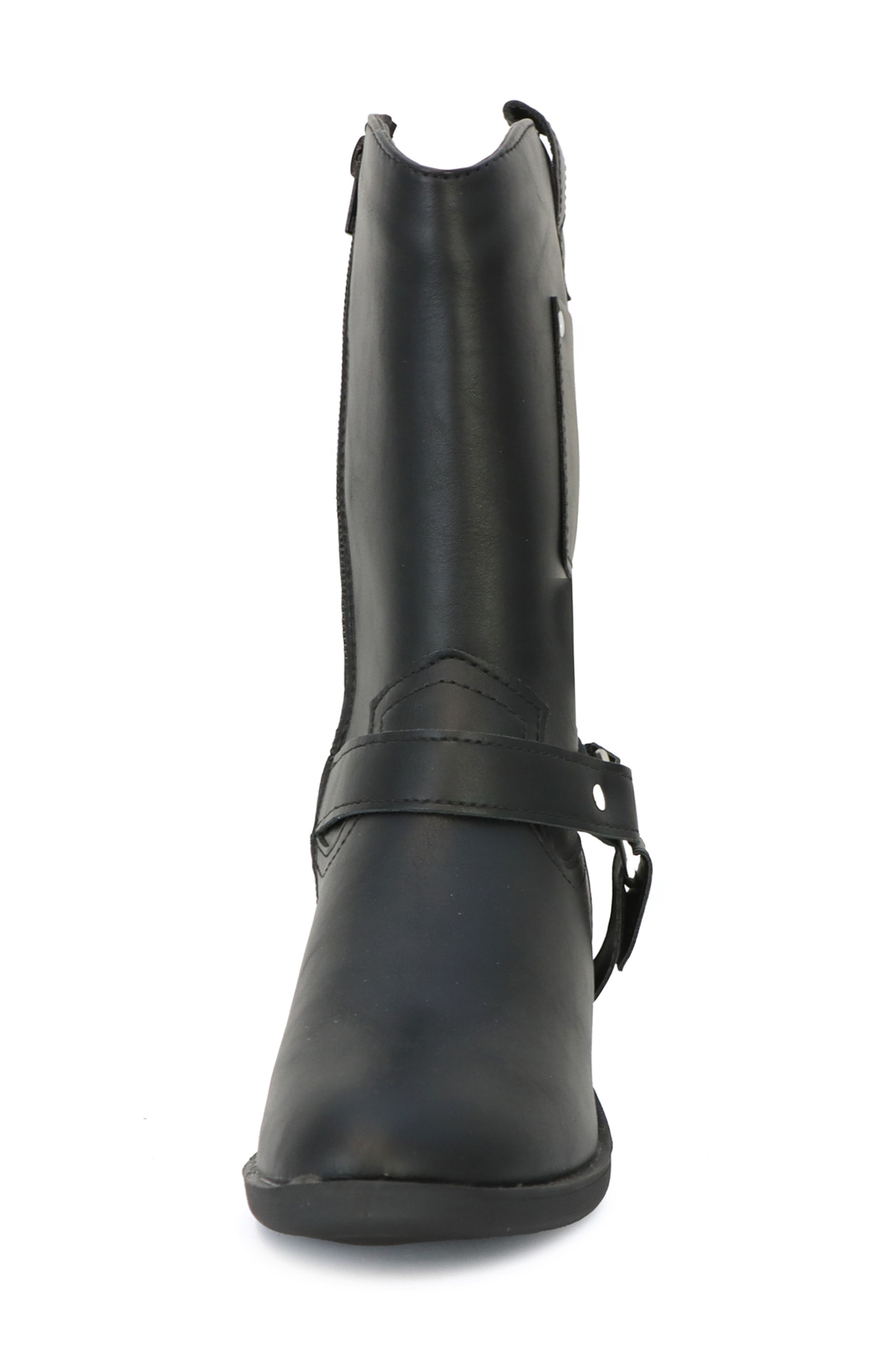 YOKI Kids' Pocket Cowboy Western Boot, Alternate, color, Black