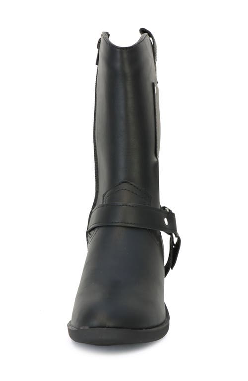 Yoki Kids' Pocket Cowboy Western Boot In Black