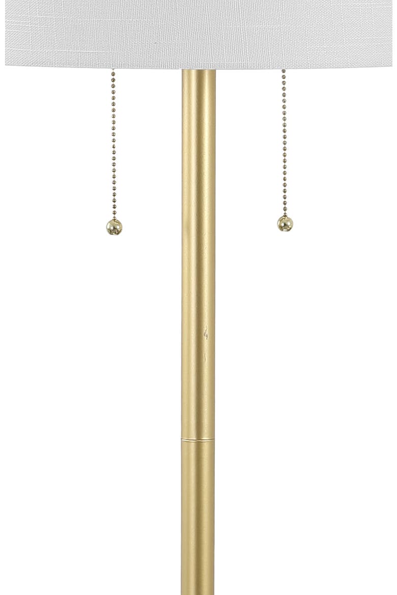 Newman 61.5" Transitional Glam Metal LED Floor Lamp, Gold Painting, Alternate, color, Gold Painting