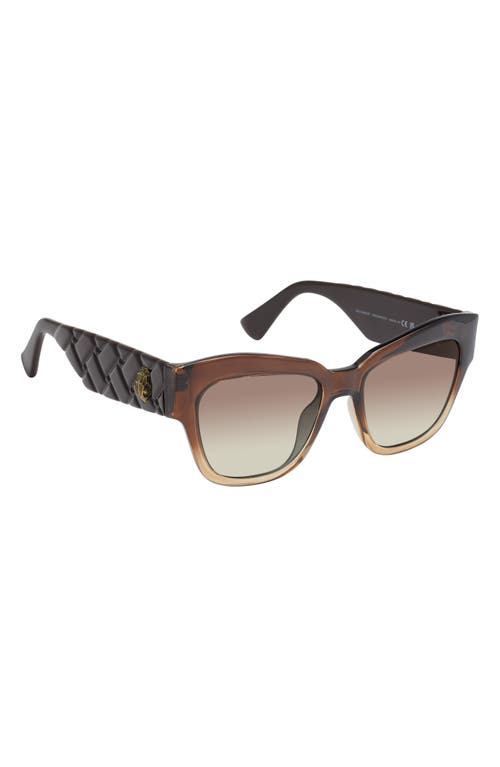 Kurt Geiger London 53mm Cat Eye Sunglasses In Brown