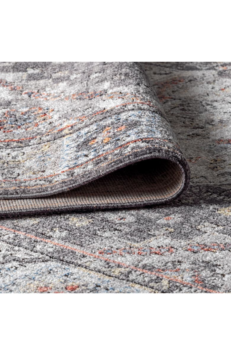 JONATHAN Y Kesan Vintage Medallion Area Rug, Alternate, color, Charcoal Gray/Ivory