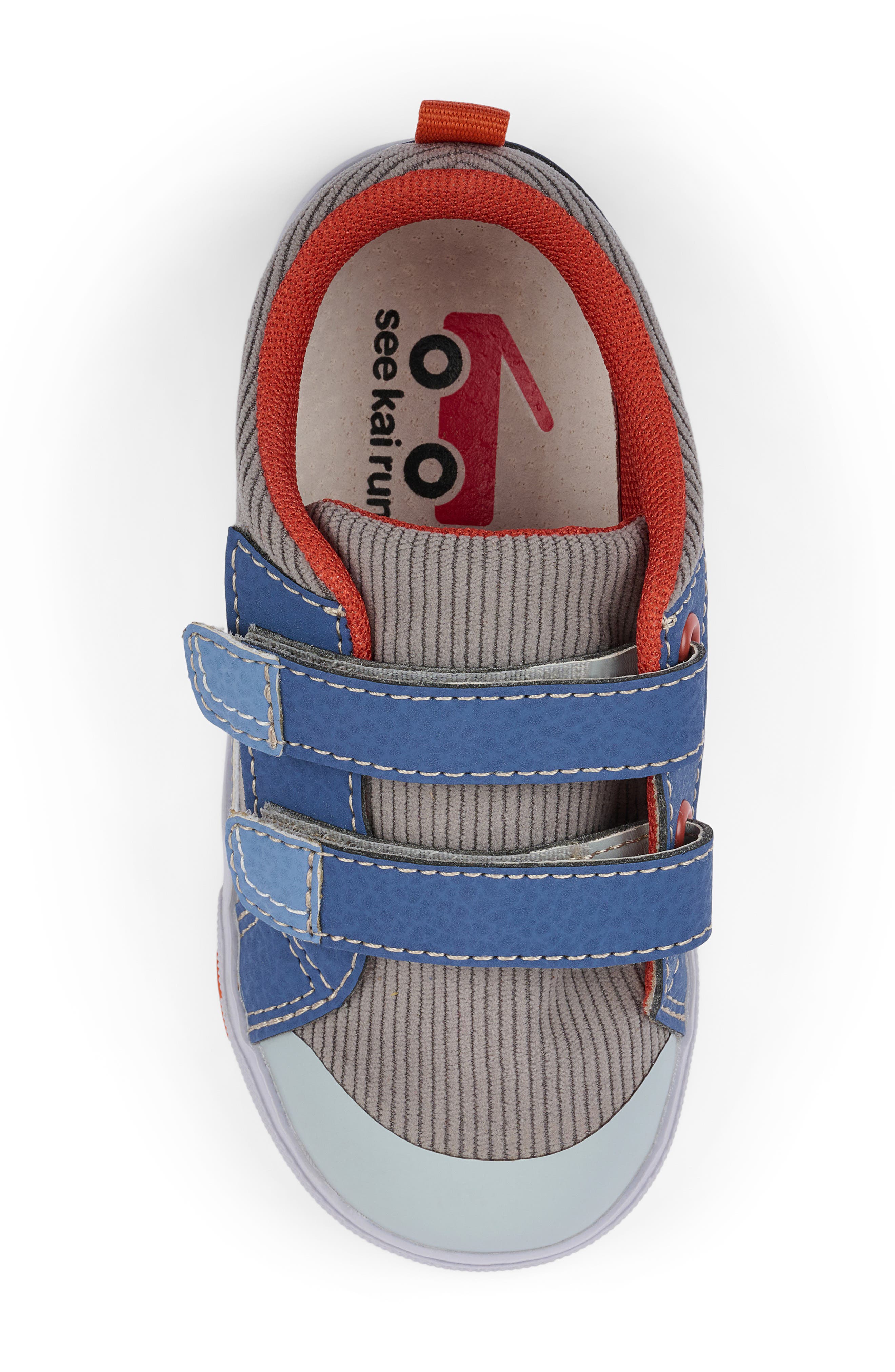 See Kai Run Kids' Riley Sneaker, Alternate, color, Gray Corduroy