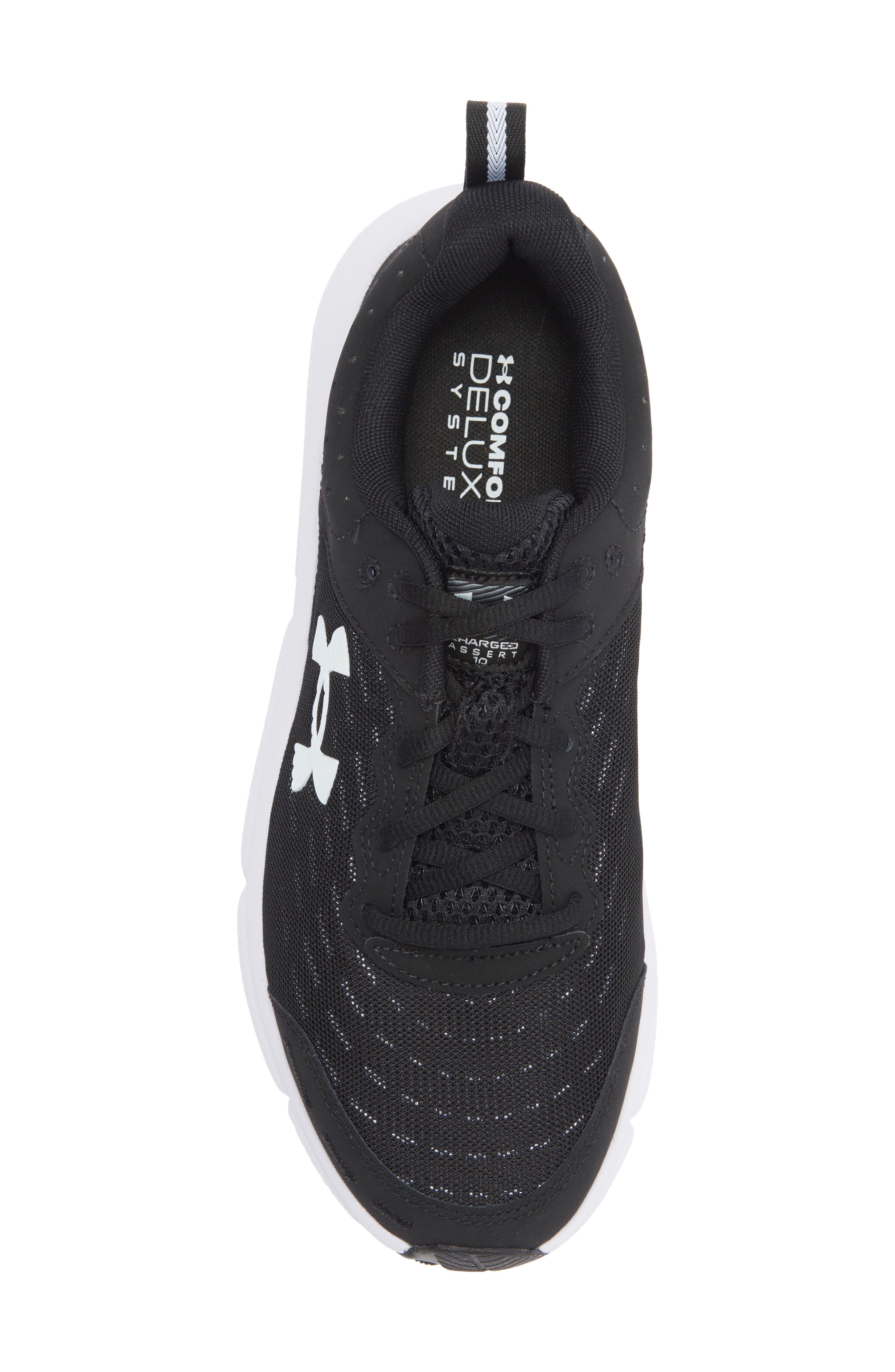Under Armour Charged Assert 10 Sneaker, Alternate, color, Black