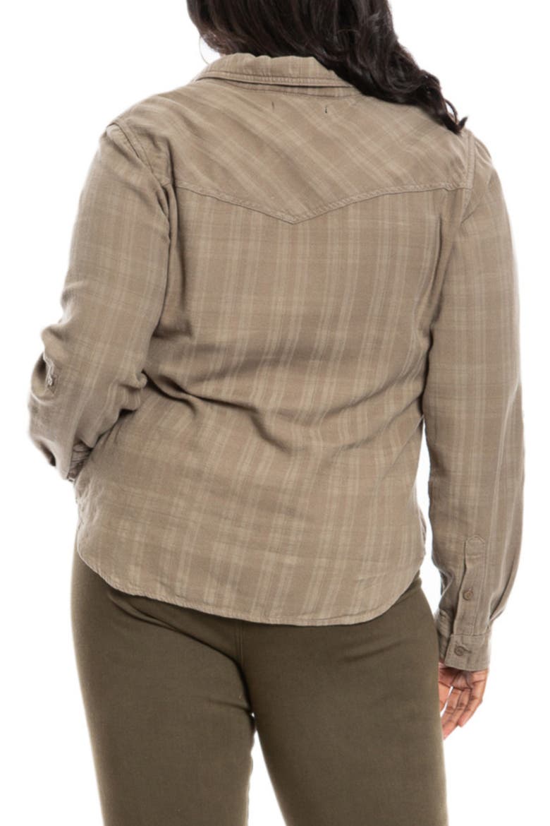 Western Shirt, Alternate, color, OLIVE