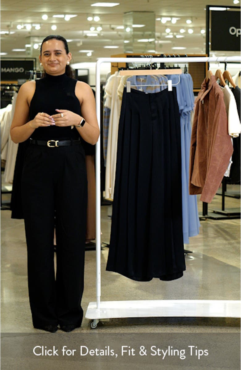 Yvette Satin Wide Leg Pants, sales video thumbnail