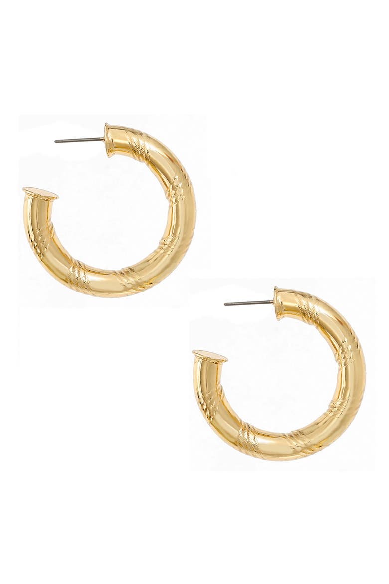 Hoop Earrings, Main, color, GOLD