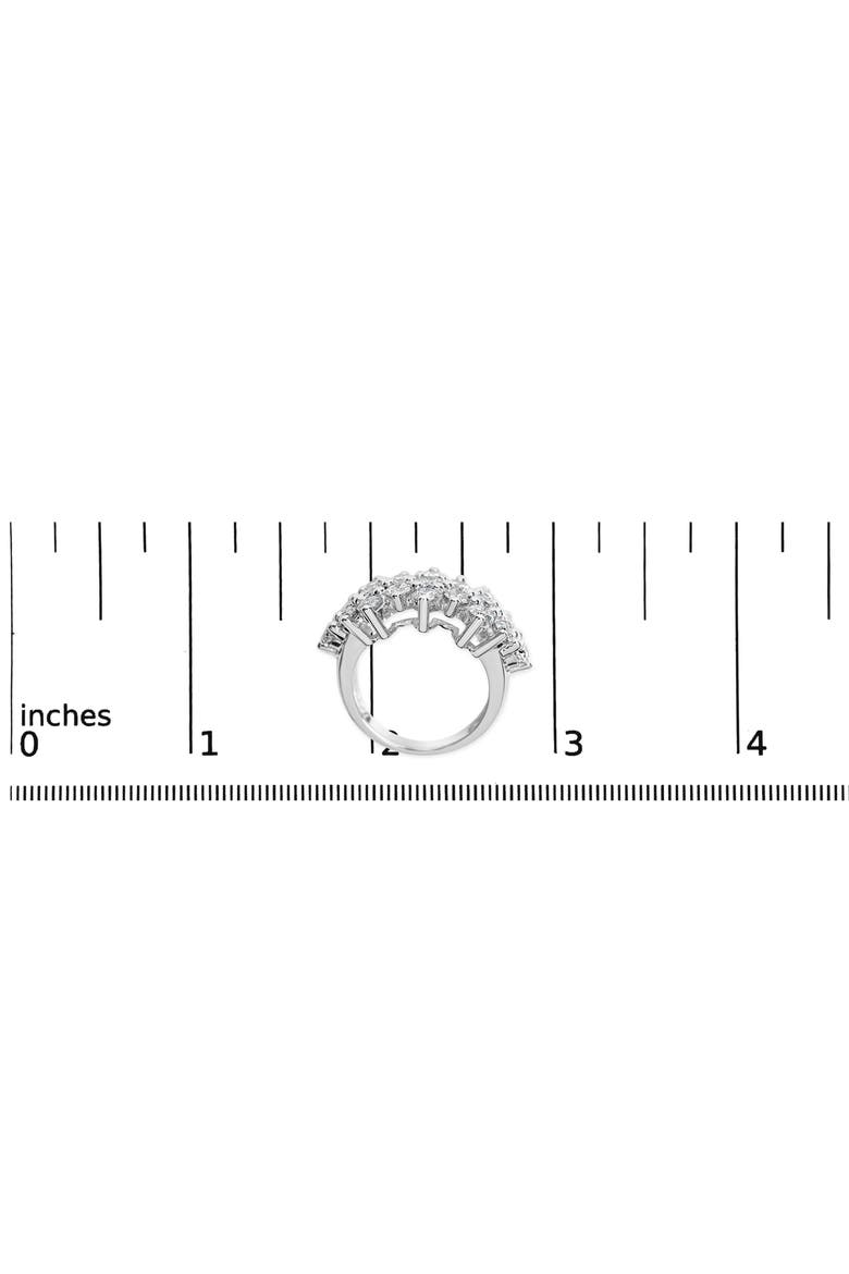 14K White Gold 4.0 Ctw Diamond Multi Row Scatter Band Ring, Alternate, color, White Gold