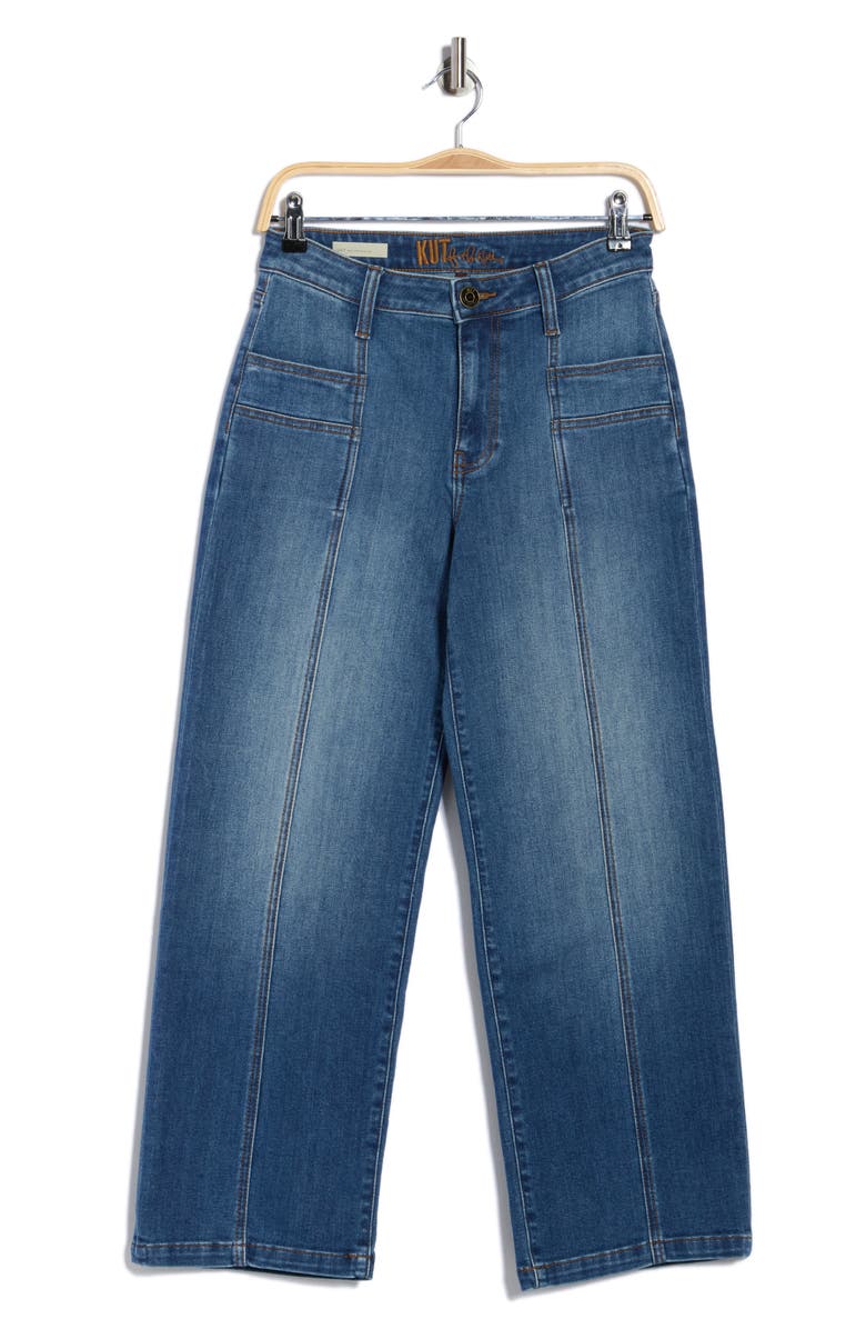 KUT from the Kloth Lucy High Waist Wide Leg Jeans, Alternate, color, Alchemilla