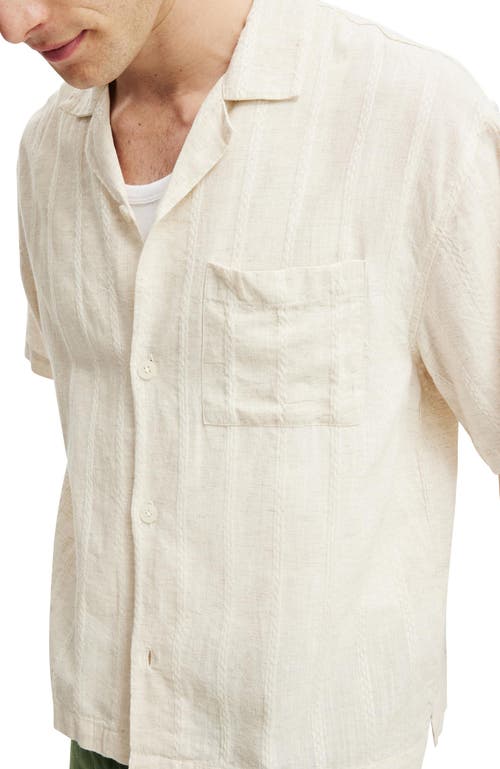 COTTON ON BOX FIT SHORT SLEEVE SHIRT