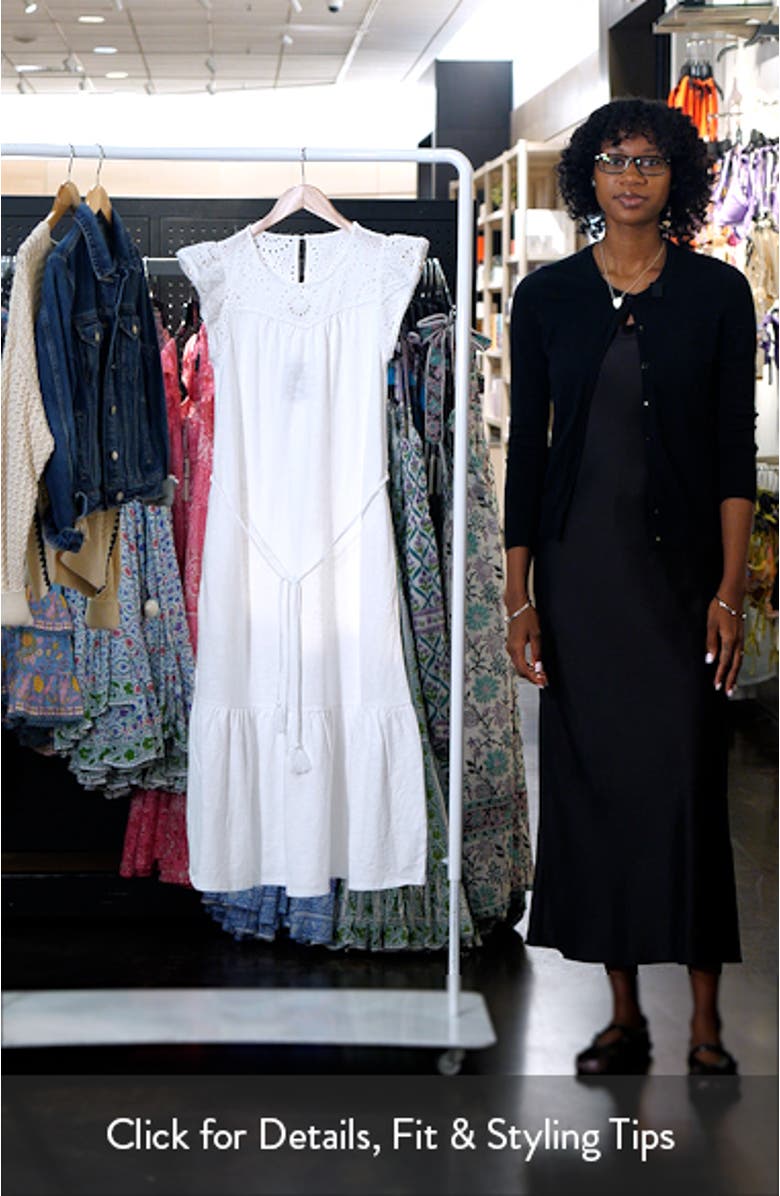 Juliet Broderie Anglaise Trim Cotton Sundress, sales video thumbnail