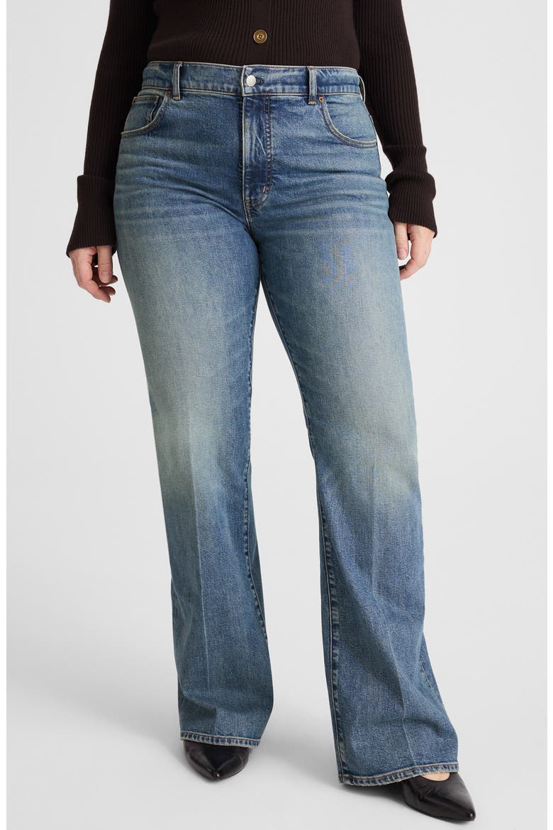 The Vintage Flare Jeans, Alternate, color, BOUVIER WASH