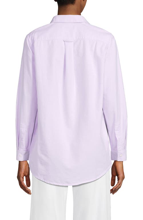 Lands' End Oxford Shirt In Purple