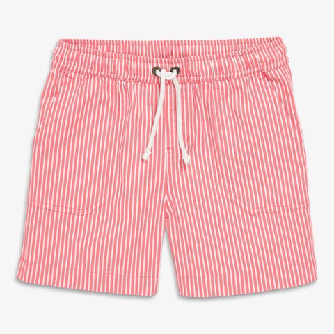 Kids Stretch Chino Short In Boardwalk Stripe (Toddler, Little Kid, & Big Kid)