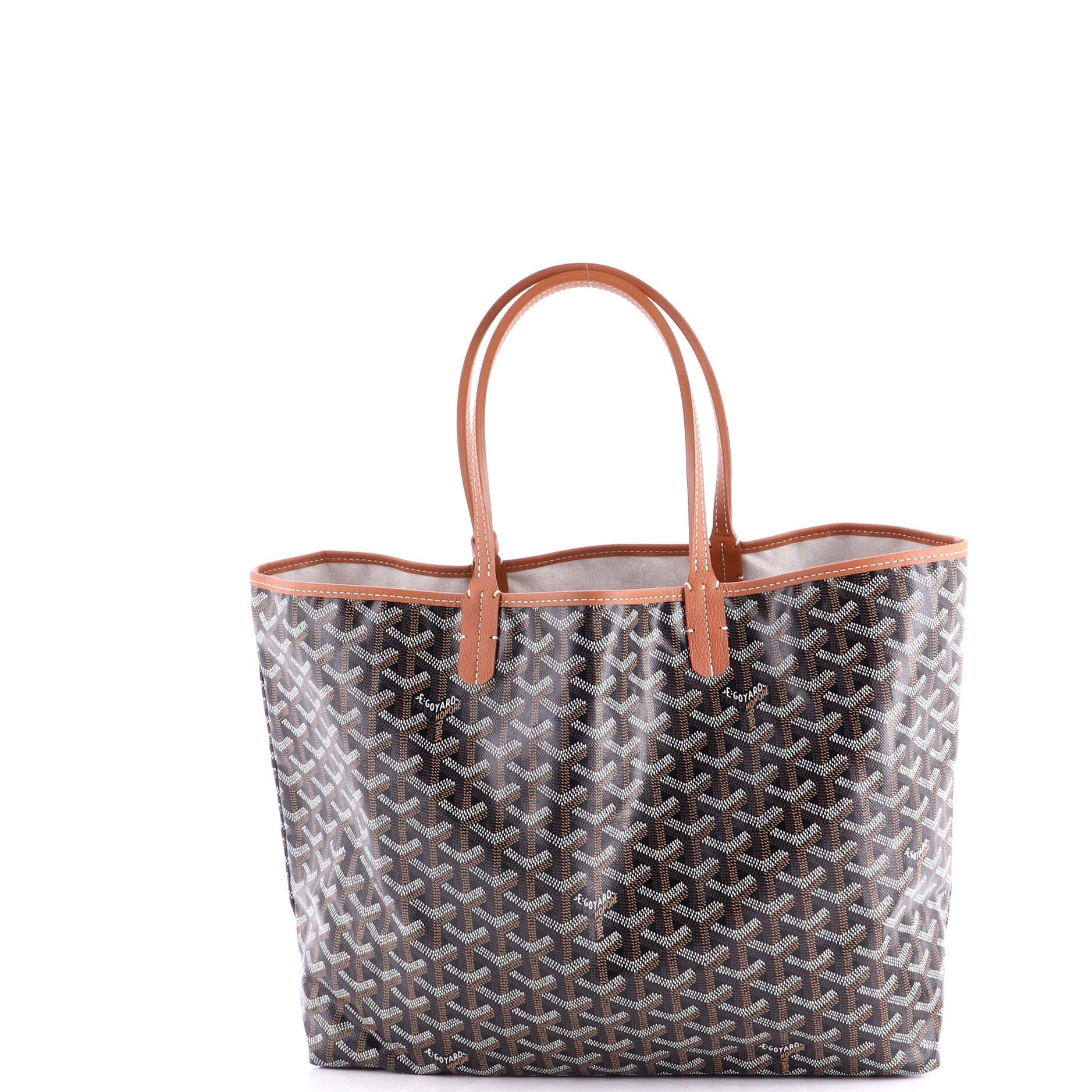 Saint Louis Tote Coated Canvas PM, Alternate, color, Brown