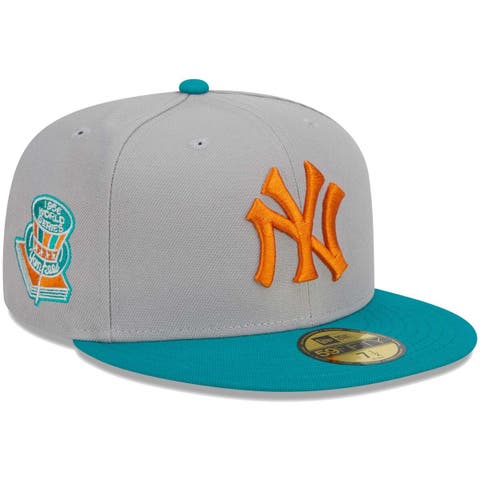 Men's New Era Gray/Teal New York Yankees  59FIFTY Fitted Hat