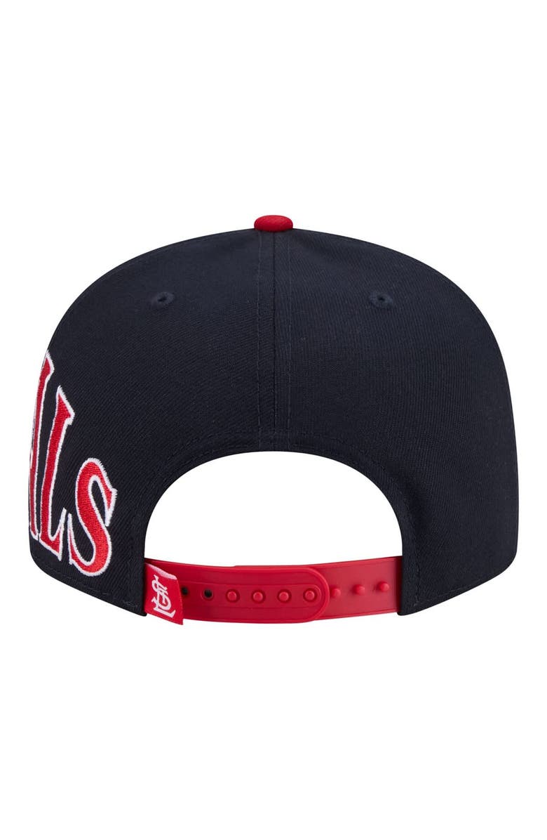 New Era Men's New Era Navy/Red St. Louis Cardinals Stretched Two-Tone 9FIFTY Adjustable Hat, Alternate, color, Navy