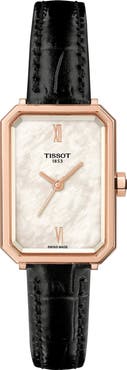 Tissot SRV Leather Strap Watch, 21.8mm